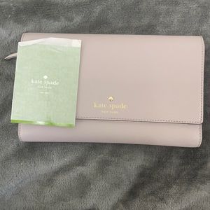 Kate spade clutch -light purple